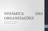 DINÂMICA DAS ORGANIZAÇÕES FACULDADE PITÁGORAS Prof.Humberto Magno.