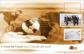 A Trust in Travel leva o mundo até você!. Reserva e emissão de passagens aéreas nacionais e internacionais; Reserva de hotéis no Brasil e no exterior;