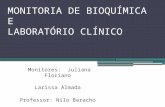 MONITORIA DE BIOQUÍMICA E LABORATÓRIO CLÍNICO Monitores: Juliana Floriano Larissa Almada Professor: Nilo Baracho.