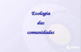 Ecologiadascomunidades. Relações intraespecíficas harmônicas COLÔNIA Indivíduos anatomicamente unidos.