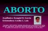 ABORTO Acadêmico: Ezequiel R. Garcia Orientadora: Cecília C. Lois Copyright © 1997 LINJUR. Proibidas alterações sem o consentimento por escrito do autor.