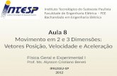 Física Geral e Experimental I Prof. Ms. Alysson Cristiano Beneti Instituto Tecnológico do Sudoeste Paulista Faculdade de Engenharia Elétrica – FEE Bacharelado.