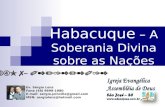 Habacuque – A Soberania Divina sobre as Nações Ev. Sérgio Lenz Fone (48) 9999-1980 E-mail: sergio.joinville@gmail.com MSN: sergiolenz@hotmail.com.