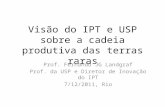 Visão do IPT e USP sobre a cadeia produtiva das terras raras Prof. Fernando JG Landgraf Prof. da USP e Diretor de Inovação do IPT 7/12/2011, Rio.