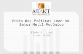 Visão das Práticas Lean no Setor Metal-Mecânico Elvio S. Lima Diretor inTakt.