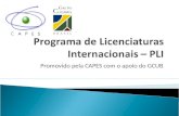 Promovido pela CAPES com o apoio do GCUB. O Programa de Licenciaturas Internacionais, cujo primeiro edital foi lançado em 2010, tem sido apontado por.