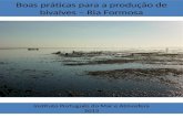 Boas práticas para a produção de bivalves – Ria Formosa Instituto Português do Mar e Atmosfera 2013.