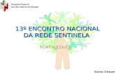 13º ENCONTRO NACIONAL DA REDE SENTINELA FORTALEZA/CE : Sonia Chaves.