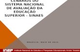 CENÁRIOS DO SISTEMA NACIONAL DE AVALIAÇÃO DA EDUCAÇÃO SUPERIOR - SINAES BRASÍLIA, MAIO DE 2013.