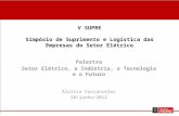 V SUPRE Simpósio de Suprimento e Logística das Empresas do Setor Elétrico Palestra Setor Elétrico, a Indústria, a Tecnologia e o Futuro Aloísio Vasconcelos.