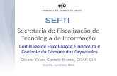 Secretaria de Fiscalização de Tecnologia da Informação Brasília, novembro 2012 Cláudio Souza Castello Branco, CGAP, CIA 1 Comissão de Fiscalização Financeira.
