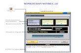 WINKOCHAN WINREC 2.0 GUIA STATUS Marcador de quantidade de blocos armazenados Marcador do tempo do bloco HISTÓRICO do programa Informações de configuração.
