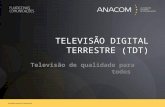TELEVISÃO DIGITAL TERRESTRE (TDT) Televisão de qualidade para todos.