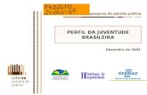 PERFIL DA JUVENTUDE BRASILEIRA pesquisa de opinião pública Dezembro de 2003.