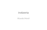 Indústria Ricardo Moral. Indústria Revolução Industrial - Conjunto de transformações ocorridas na Europa Ocidental (Séculos XVII-XIX) diretamente relacionadas.