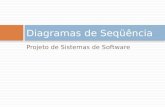 Projeto de Sistemas de Software Diagramas de Seqüência
