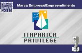 Marca Empresa/Empreendimento. Justificativa O Itaparica Privilege, lançamento da Proeng em parceria com a Luciano Costa Internacional, foi projetado para.