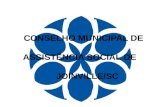 CONSELHO MUNICIPAL DE ASSISTÊNCIA SOCIAL DE JOINVILLE/SC.