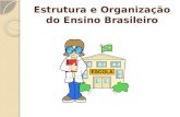Estrutura e Organização do Ensino Brasileiro. EDUCAÇÃO Art. 2º A educação, dever da família e do Estado, inspirada nos princípios de liberdade e nos ideais.