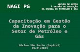 Capacitação em Gestão da Inovação para o Setor de Petróleo e Gás Núcleo São Paulo (Capital) 29/01/2013 NAGI PG NÚCLEO DE APOIO À GESTÃO DA INOVAÇÃO NA.