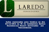 Registros do Treinamento realizado pela Síndica – Laredo Urbanizadora.