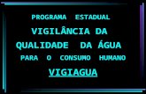 INSTRUÇÃO NORMATIVA Nº 1/2005 PROGRAMA ESTADUAL VIGILÂNCIA DA QUALIDADE DA ÁGUA PARA O CONSUMO HUMANO VIGIAGUA.
