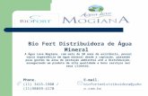 Bio Fort Distribuidora de Água Mineral A Água Leve Mogiana, com mais de 50 anos de existência, possui vasta experiência em água mineral desde a captação,
