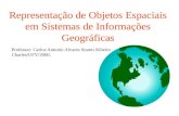 Representação de Objetos Espaciais em Sistemas de Informações Geográficas Professor: Carlos Antonio Alvares Soares Ribeiro Charles/UFV/2000.