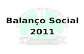 Balanço Social 2011. Sistema Sindical Rural Março/2012 Sistema Sindical Rural.