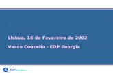Lisboa, 16 de Fevereiro de 2002 Vasco Coucello - EDP Energia.
