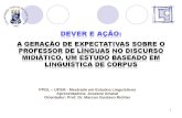 PPGL – UFSM - Mestrado em Estudos Linguísticos Apresentadora: Joseane Amaral Orientador: Prof. Dr. Marcos Gustavo Richter 1.