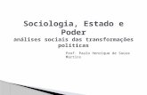 Prof. Paulo Henrique de Souza Martins. Questões primordiais Por Estado devemos entender formas de governação em que alguns indivíduos assumem funções.