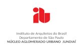 Instituto de Arquitetos do Brasil Departamento de São Paulo NÚCLEO AGLOMERADO URBANO JUNDIAÍ