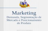 Marketing Demanda, Segmentação de Mercado e Posicionamento de Produto Copyright © 2002-2014 Laury A. Bueno – Administração Mercadológica MKT.