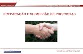 Preparação e submissão de propostas  PREPARAÇÃO E SUBMISSÃO DE PROPOSTAS.