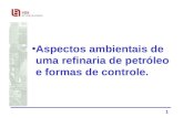 1 Aspectos ambientais de uma refinaria de petróleo e formas de controle.