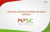 Ações do Ministério Público de Santa Catarina. O FLUXO BÁSICO DA REDE DE COPRODUÇÃO APOIA.