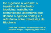 De e-groups a website: a trajetória de Biodireito- Medicina, trabalho de comunicação alternativa que desafia o agenda-setting e é referência entre tratadistas.