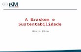 A Braskem e Sustentabilidade Mário Pino 1. 2 Visão 2020: Líder Global da Química Sustentável, inovando para servir melhor às pessoas Operações cada vez.