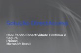Habilitando Conectividade Contínua e Segura [Nome] Microsoft Brasil.