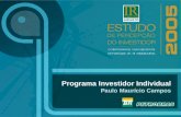 1 Programa Investidor Individual Paulo Maurício Campos.
