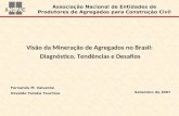 Associação Nacional de Entidades de Produtores de Agregados para Construção Civil Visão da Mineração de Agregados no Brasil : Diagnóstico, Tendências e.