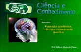 UNIDADE I Formação acadêmica, ciência e conhecimento científico Prof. Wilson Alves de Paiva.