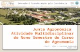 Junta Agronômica Atividade Multidisciplinar do Nono Semestre do Curso de Agronomia Profª. Flavia Fontana Fernandes Abril/2011 Extensão é Transformação.