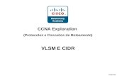 Kraemer CCNA Exploration (Protocolos e Conceitos de Roteamento) VLSM E CIDR.