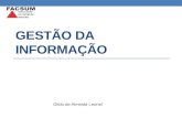 GESTÃO DA INFORMAÇÃO Gildo de Almeida Leonel. CAPÍTULO 4 Sistema de informações e vantagem competitiva.