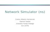 Network Simulator (ns) Carlos Alberto Kamienski Djamel Sadok Joseane Farias Fidalgo Cin-UFPE.