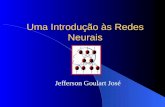 Uma Introdução às Redes Neurais Jefferson Goulart José.