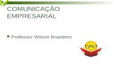 COMUNICAÇÃO EMPRESARIAL Professor Wilson Brasileiro.