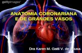 ANATOMIA CORONARIANA E DE GRANDES VASOS Dra Karen M. Gatti V. de Sousa.